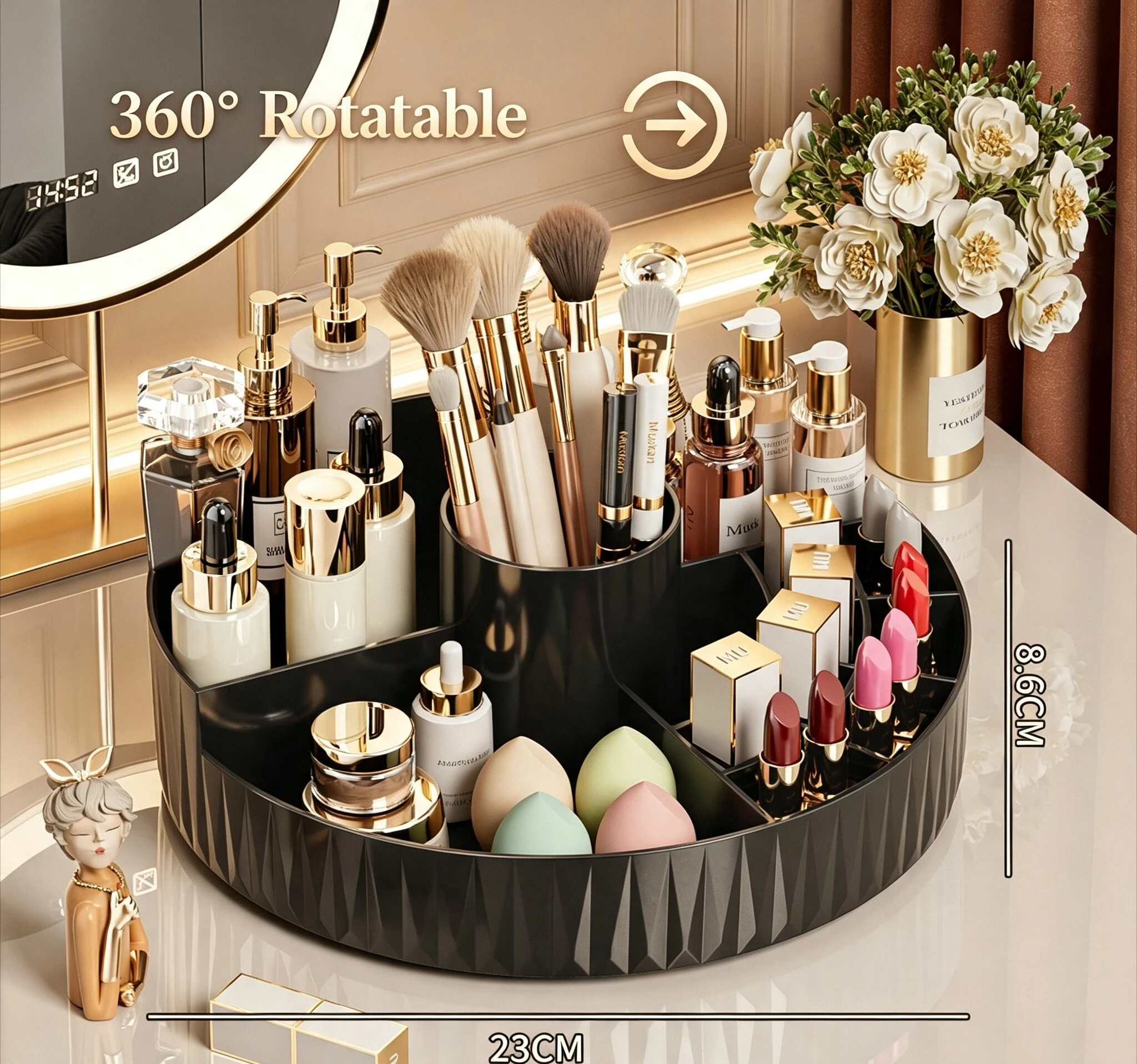 Organizer Girevole Multicompar - Skincare B Erl recensione e prezzo
