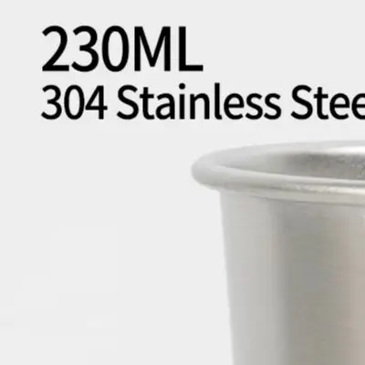 304 Stainless Steel Drinkware 230/For 360/500/600ml for Coffee Shop For bar and Office with Mirror Like Polish on Both Sides