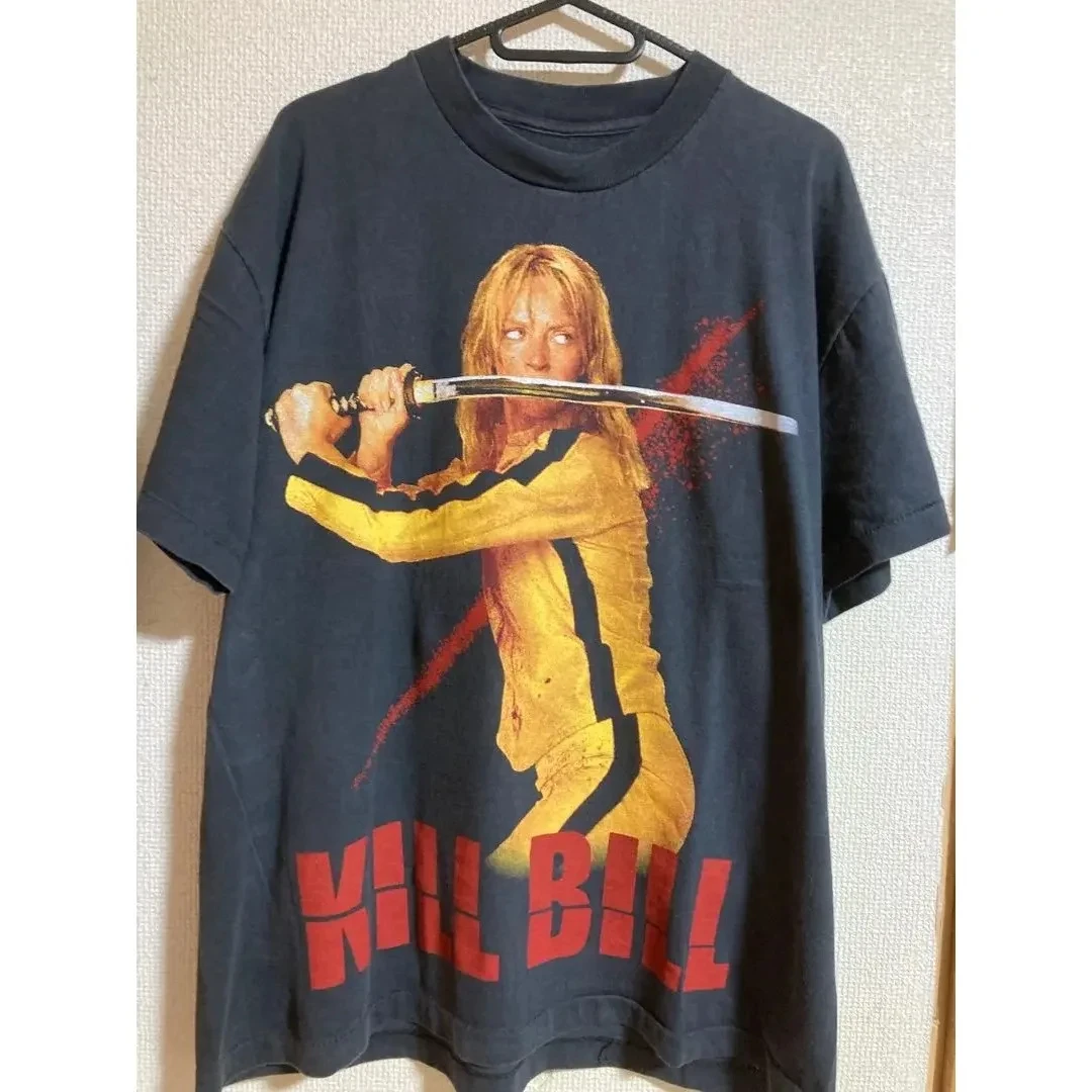 Camiseta Retro Vintage de la Película Kill Bill 2026, Camiseta de Cuello Redondo y Manga Corta para Hombre