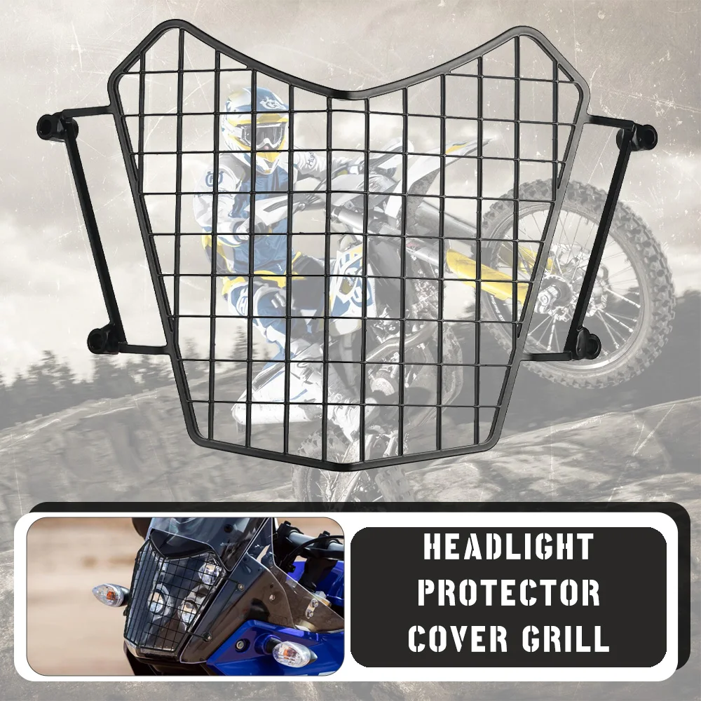 

TENERE Headlight Protector Stainless Shield Guard Headlamp Mesh Grille Cover For YAMAHA TENERE700 TENERE 700 WOLD RAID 2022-2023