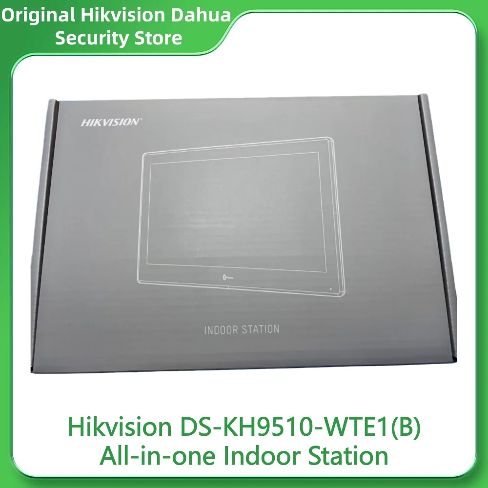 Hikvision DS-KH9510-WTE1(B) محطة داخلية الكل في واحد شاشة 10.1 بوصة ملونة تعمل باللمس نظام أندرويد مدمج تطبيق Hik-Connect #1