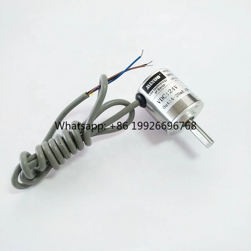 WDA-BA-A3-360 output 4-20mA 0-10V 0-5V 360 angular displacement measurement contactless rotary sensor Hall Sensor