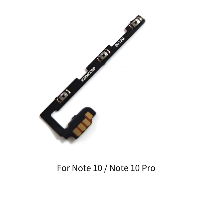 For Xiaomi Mi Note 10 / Note 10 Pro / Note 10 Lite Power Volume Button Flex Cable Side Key Switch ON OFF Control Button