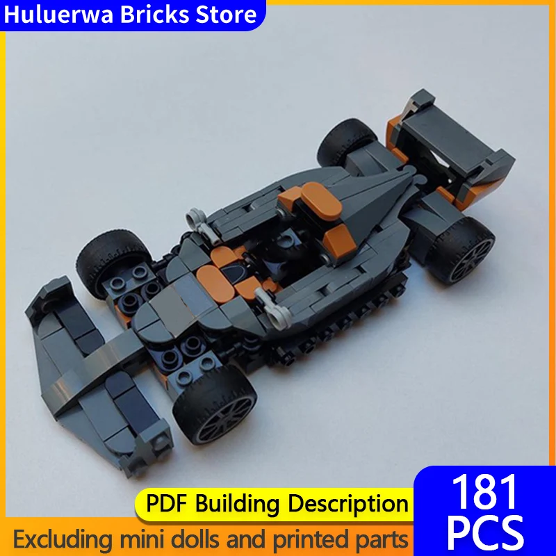 

Speed Racing Car Model MOC Building Bricks F1 Formula Racing Car Modular Technology Gifts Holiday Assemble Children Toys Suit