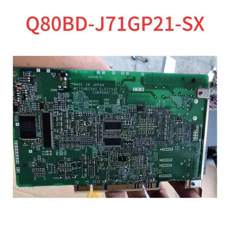 Second-hand Q80BD-J71GP21-SX Communication card Test OK