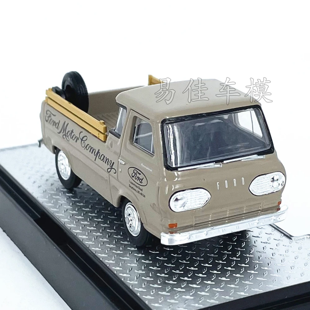 M2 Machines 1/64 1964 Ford Econoline Truck Pickup R59 Brown Die-cast Alloy Car Model Collection Gift Toy