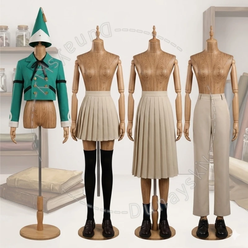 

Riche Coco Agate Tetia Hat Coat Tongari Boushi No Atelier Cosplay Uniform Anime Character Outfit For Comic Con Halloween Party
