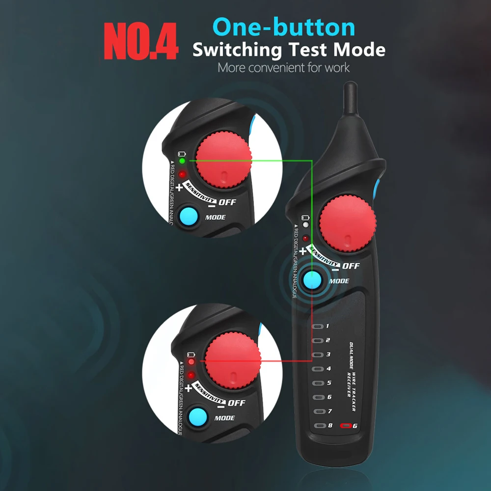 MAXRIENY FWT82 Profesjonalny Cyfrowy Analizator Kabli Sieciowych RJ45 RJ11 Ethernet LAN, Lokalizator, Tester, Wykrywacz Linii