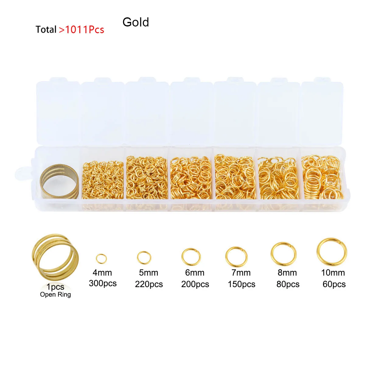 1 Box Open Jump Rings Set for DIY Kit