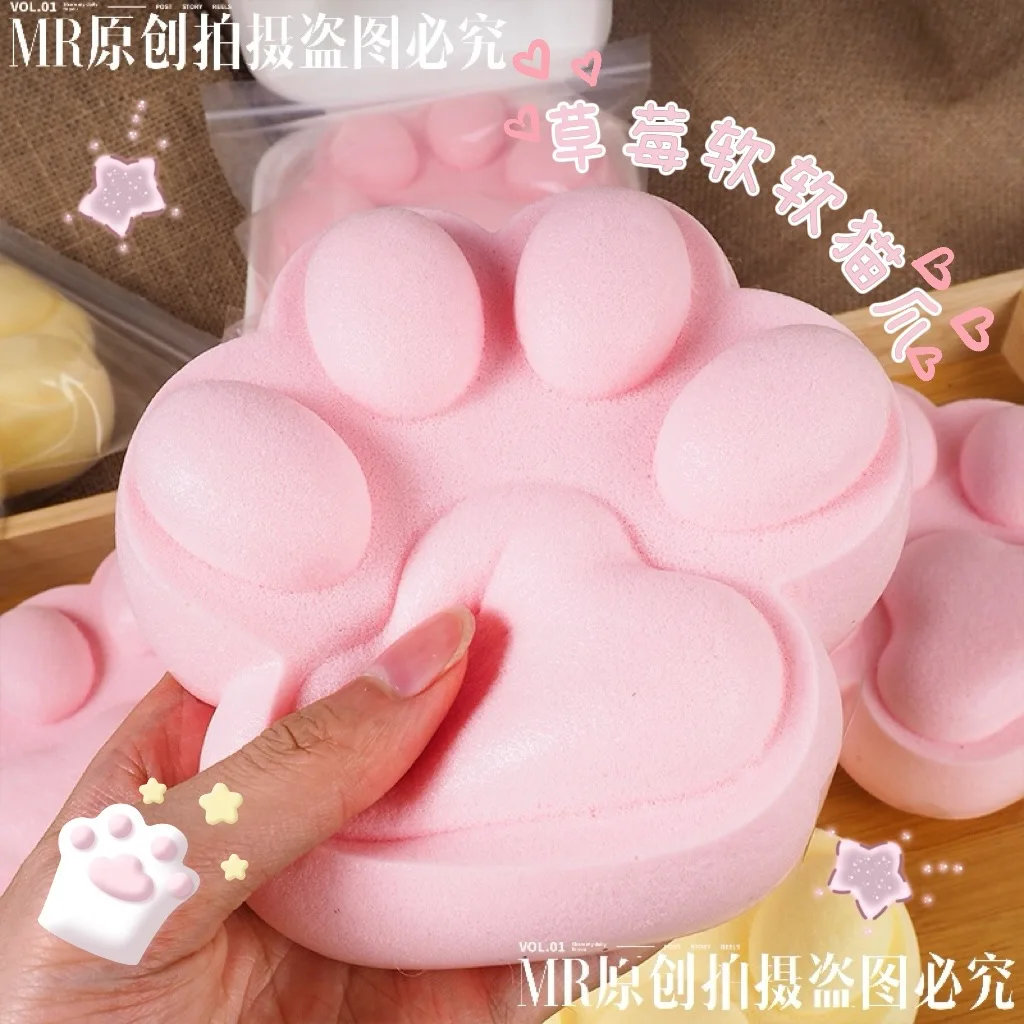 

Новая большая влажная мягкая искусственная игрушка с медленным отскоком в виде кошачьей лапы для взрослых, офисная игрушка для снятия стресса/вентиляция, милая кошачья лапа, сжимаемая мягкая игрушка-непоседа