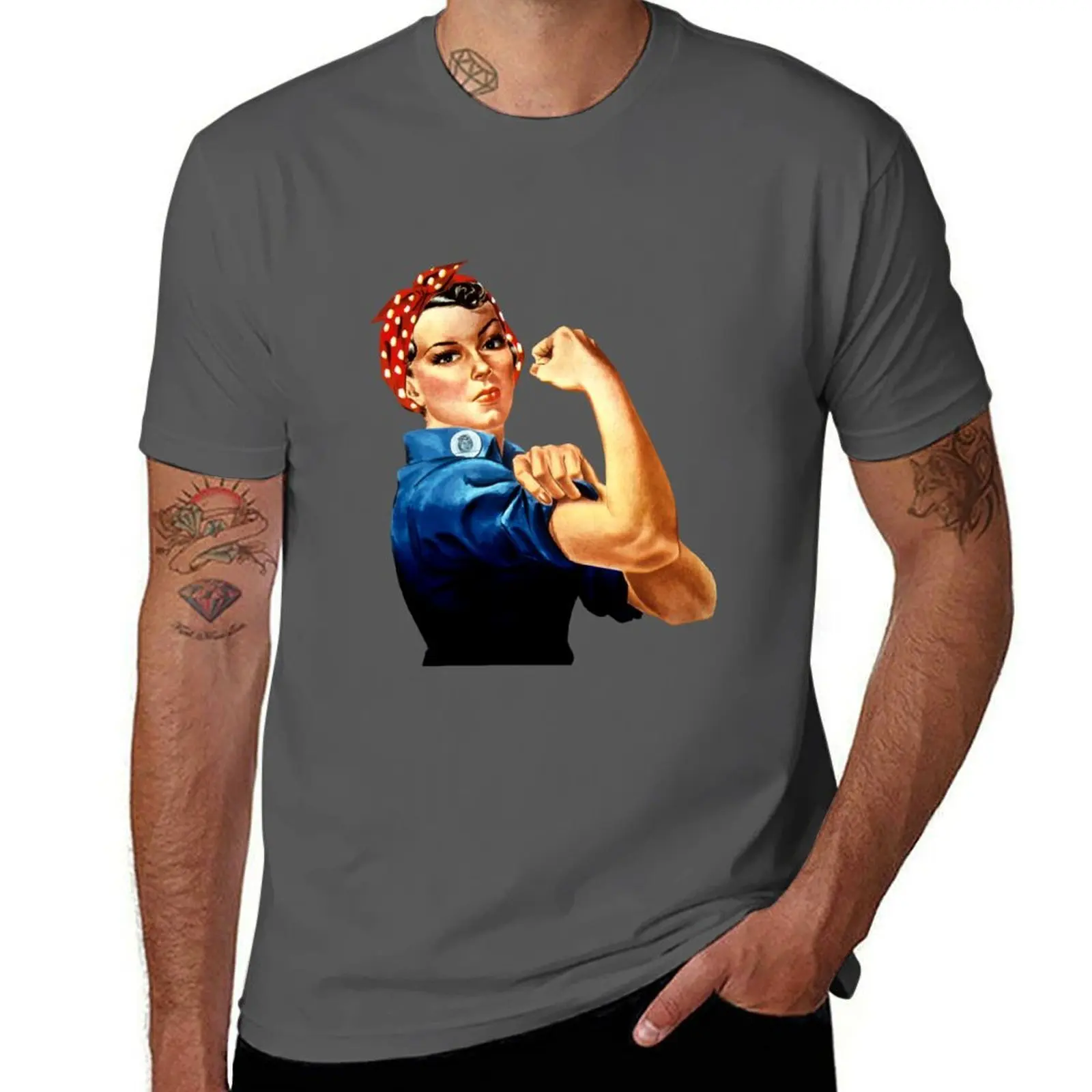 We Can Do It! T-Shirt Lightweight Print T-Shirt