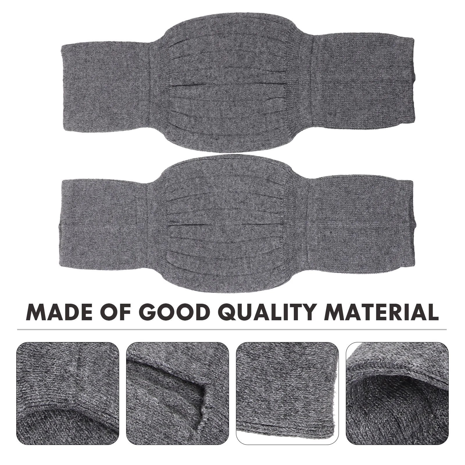 

2 Pcs Breathable Cashmere Knee Pads Child Cycling Warmers Wrist Wraps for Weightlifting Men