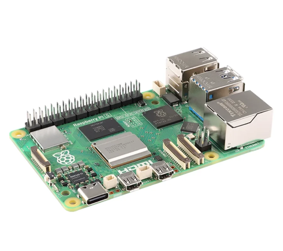 1PCS Raspberry Pi 5 Cortex-A76 Linux 4GB 8GB Arm Board Python programlama PCIe Gigabit Ethernet USB3.0