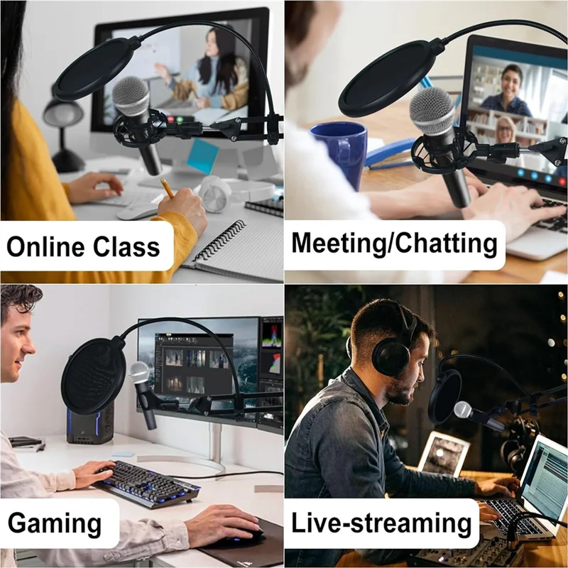 

ABLB-обновленный кронштейн микрофона, игровая подставка для микрофона, подставка для микрофона, подвесной кронштейн с фильтром для лобового стекла