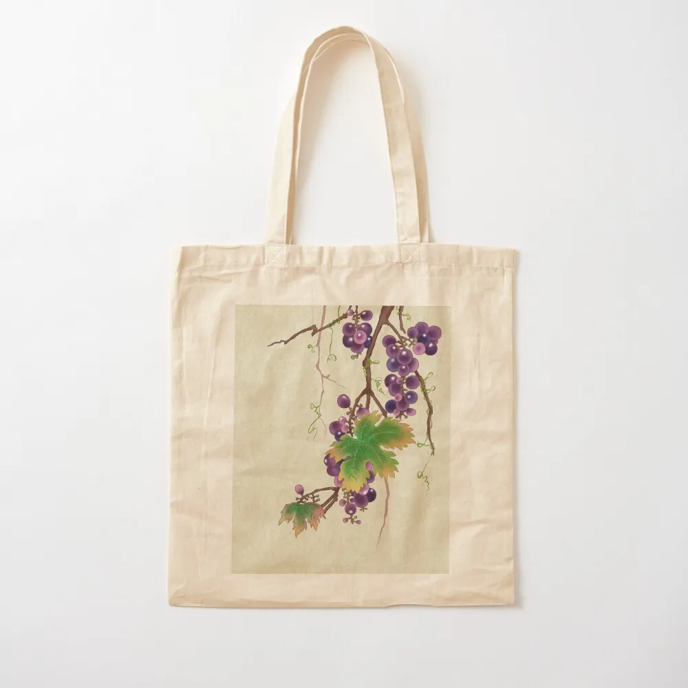 Minhwa : Grapevine Type B (Korean traditional/folk art) Tote Bag sacs de shopping Shopper bag Canvas Tote Bag