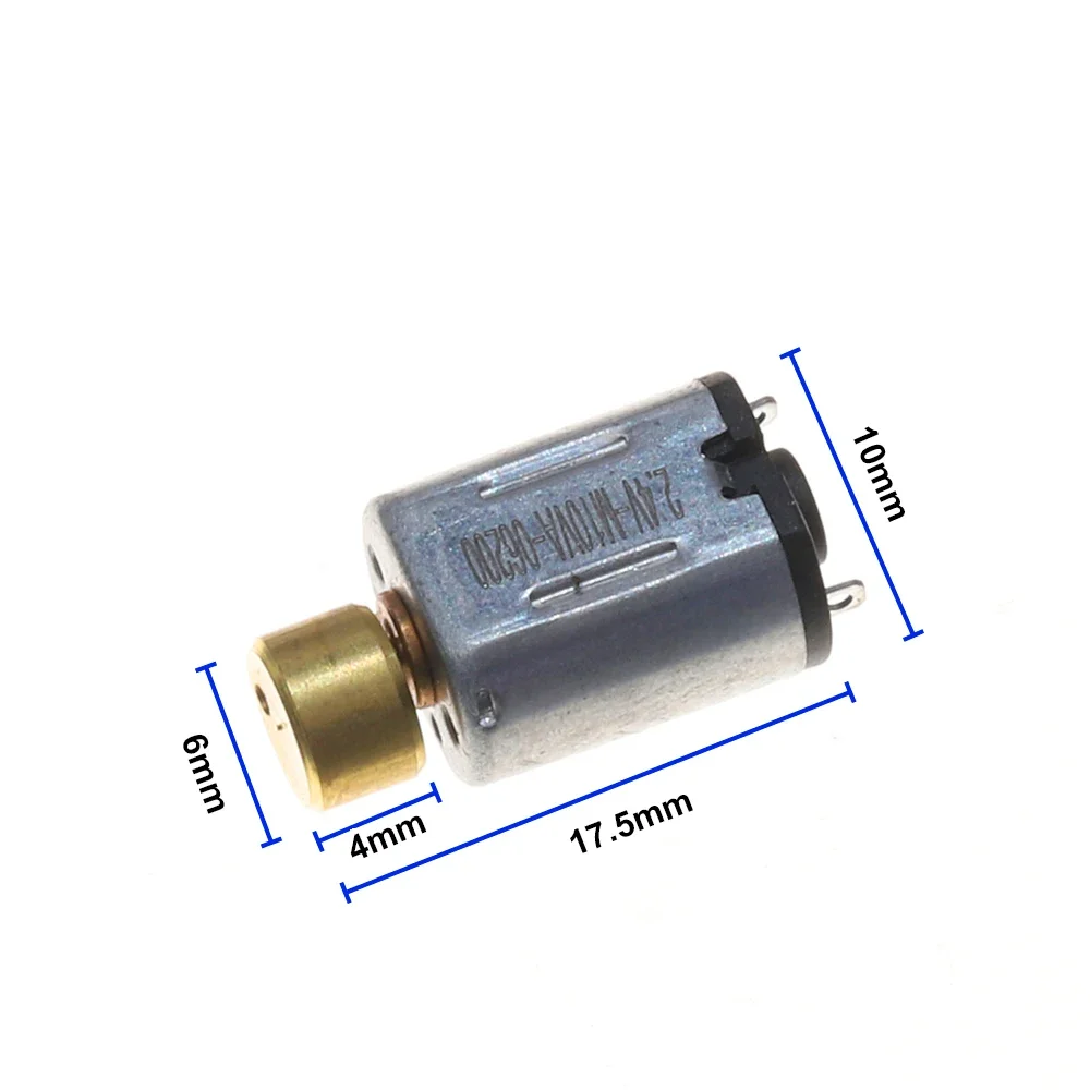 Micro M10 Vibration Motor DC 2.4V 0.1A  Strong Vibrator with Copper Wheel for Massager Beauty Equipment