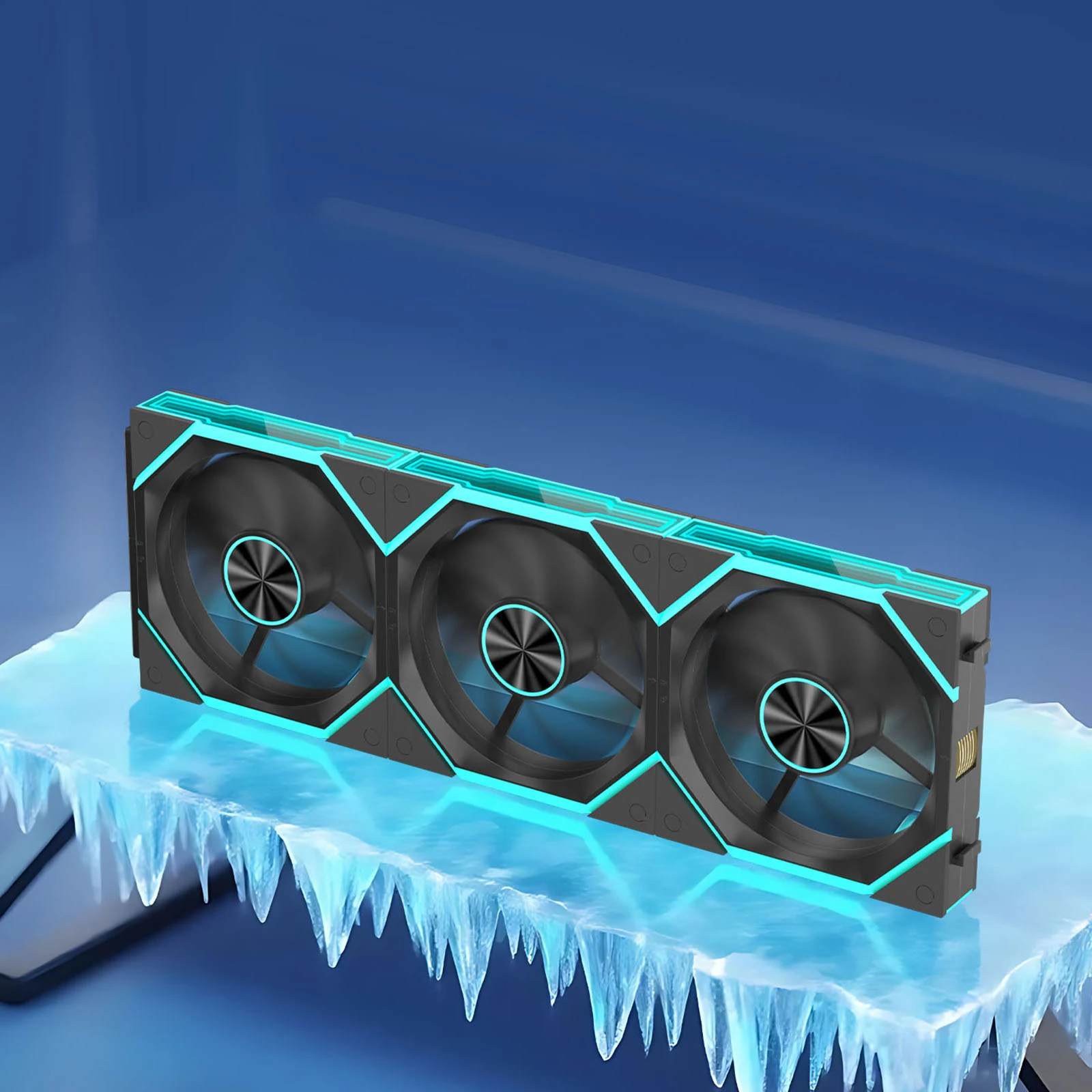 

Computer Chassis Fan 12cm Quiet Cooling Fan ARGB Case Fan 4 Pin PWM Suitable for Most PC Cooling Systems