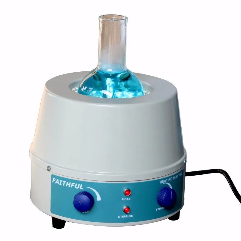 

Magnetic Stirrer with Heating Mantle 0-1600rpm & 450℃ Max, 100ml Lab Stirrer, Energy-Saving Digital Control, Model 98-II-B