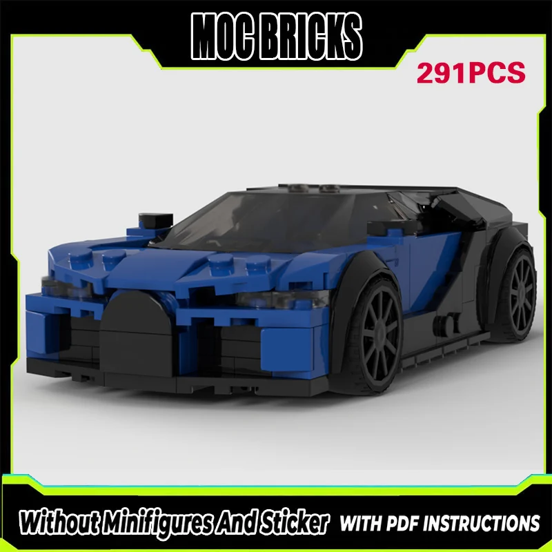

Speed Racing Car Model MOC Building Bricks Chiron Top Tier Sports Car Modular Technology Gift Holiday Assemble Children Toy Suit