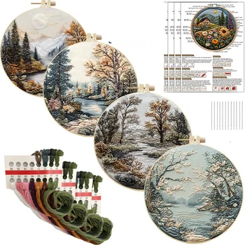 Nature Scene Embroidery Kit 1
