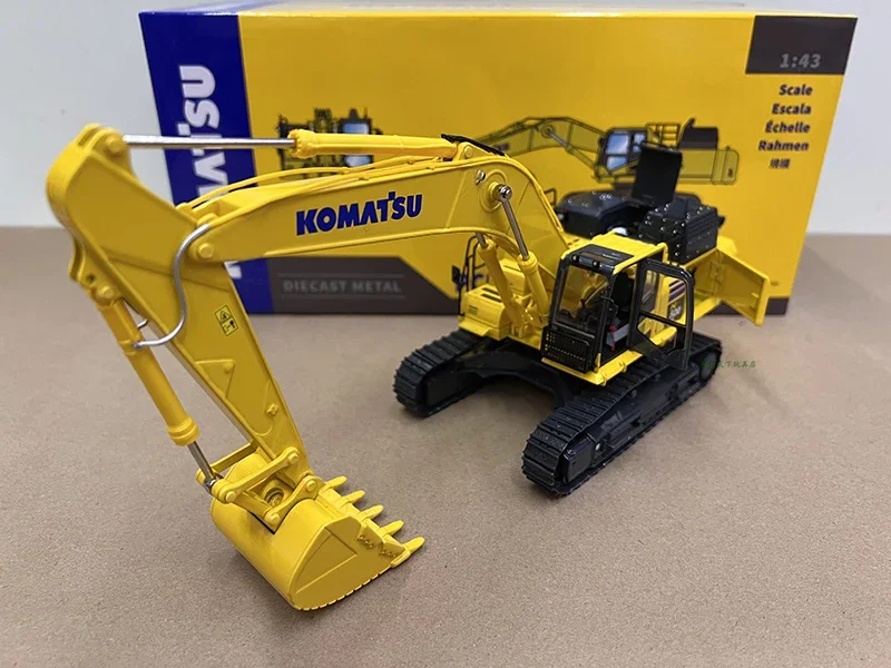 Diecast 1:43 Komatsu 2024 PC520LC-11M0 Excavator Alloy Engineering Truck Model Toy Collectible Ornament Gifts