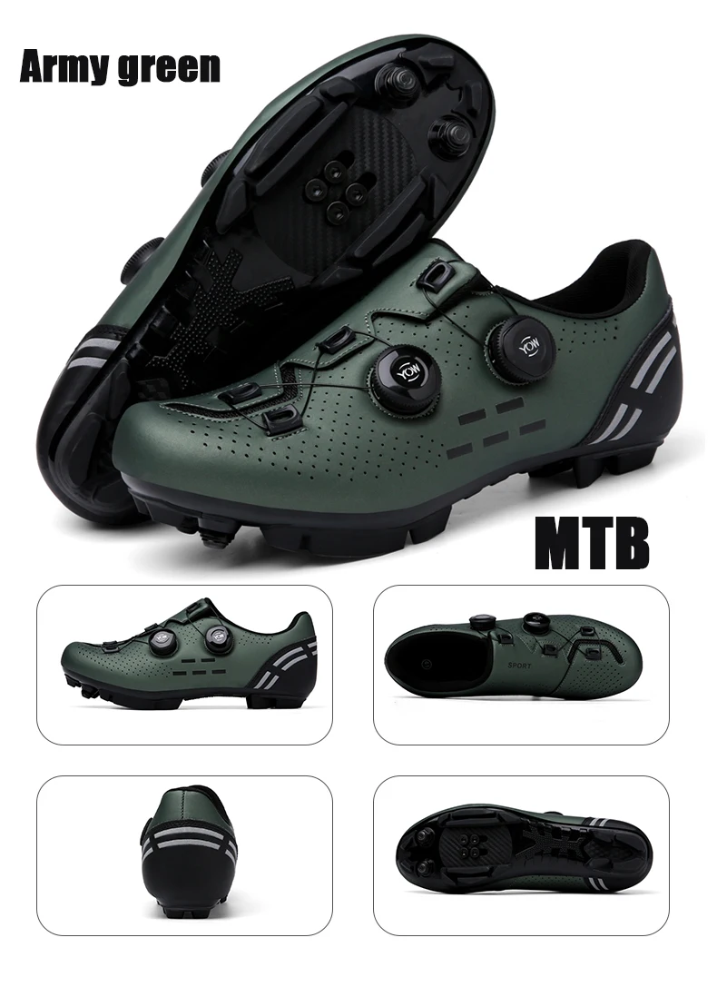 Neue Herren-Radsportschuhe Outdoor MTB Bergschuhe Damen SPD Rennrad-Sportschuhe Hochwertige Wander- und Radsportschuhe – Detail 6