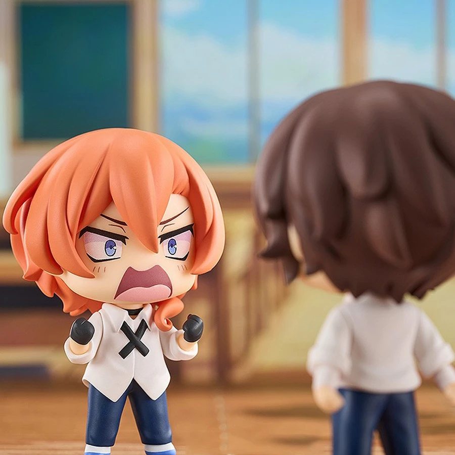 ¡Hot Anime perros callejeros Bungou Wan figura Osamu Dazai Nakahara Chuuya Qset dieciséis años Ver modelo muñeca de juguete adornos regalo!