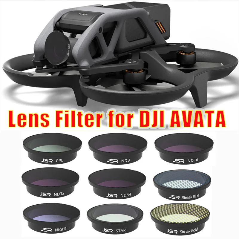 

For DJI Avata ND8 16 32 64 ND/CPL Polarized Optical Glass Lens Magnetic Filter For DJI Avata Drone Camera Filter Kit Accessories