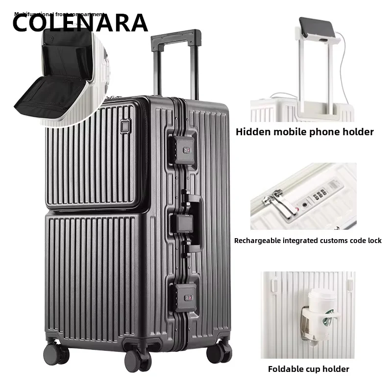COLENARA Multi-functional Suitcase 26