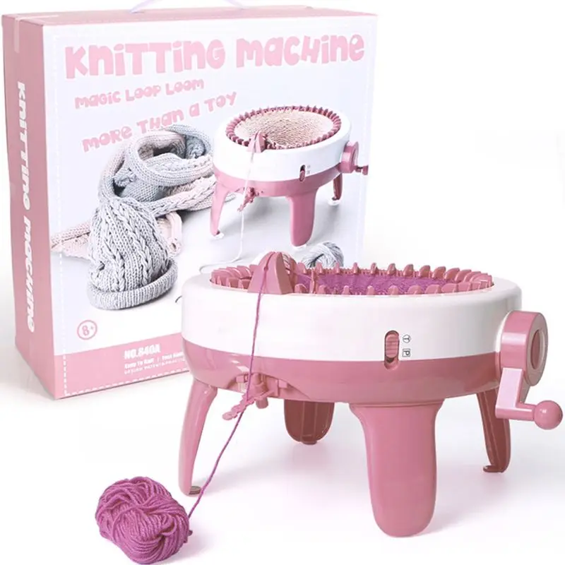 

Большая Ручная вязальная машина, 40 игл, ручная вязка «сделай сам», шарф, свитер для взрослых, детей, шапки и носки, ручная вязка, артефакт