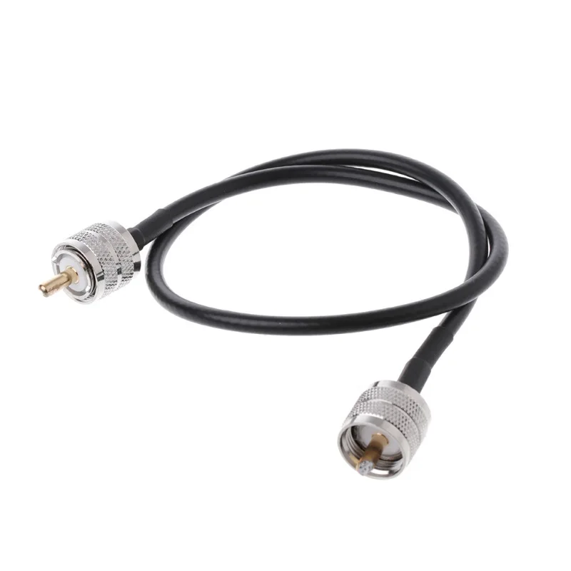 Coaxial Cable UHF Male To Male Connector UHF PL259 Male To UHF  PL259 RG58 Pigtail Cable