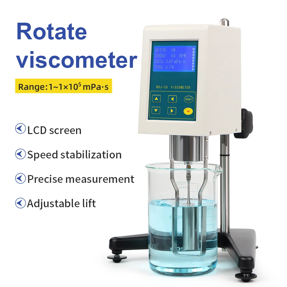 Hot Sale Precision Viscometer LCD Screen Viscosity Tester Digital Viscometer Efficient Viscosity Testing Solution