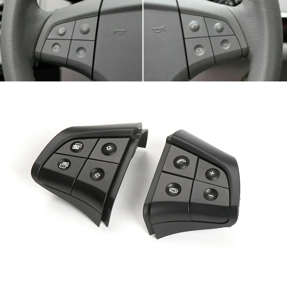 

2x Steering Wheel Switch Control Button 1648207910 1648208010 1648200010 1648200210 For Mercedes W164 GL ML W251 R W245 B Class