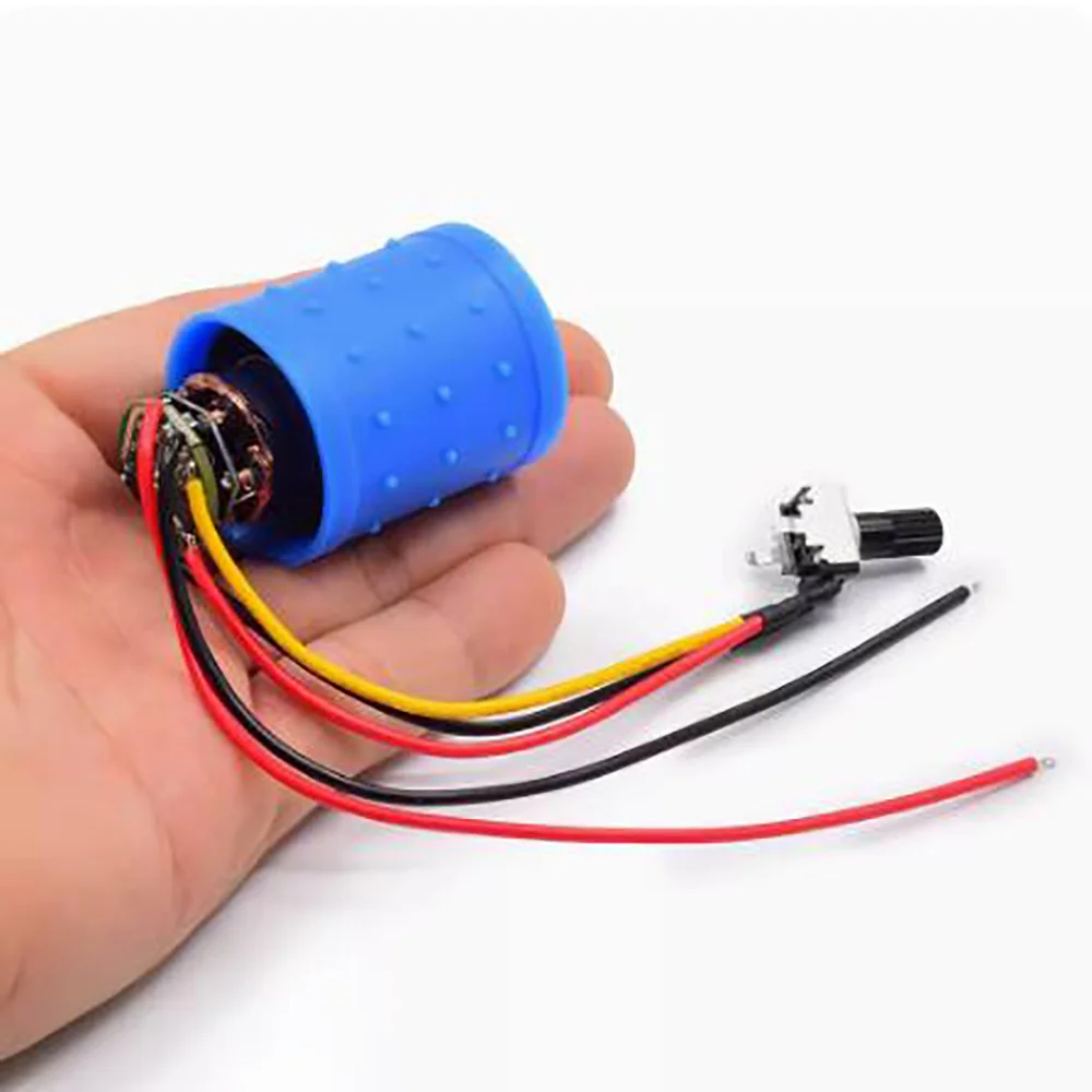 DC 9V 12V 24V 100,000 Rpm Micro Brushless Ducted Fan Aluminum Impeller Hair Dryer Ultra-high Speed Motor