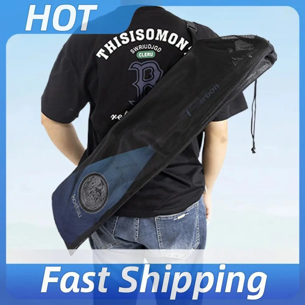 

Mesh Canoe Paddle Bag with Adjustable Strap Kayaking Paddle Transportation and Storage Bag Drawstring Paddle Carrying Bag