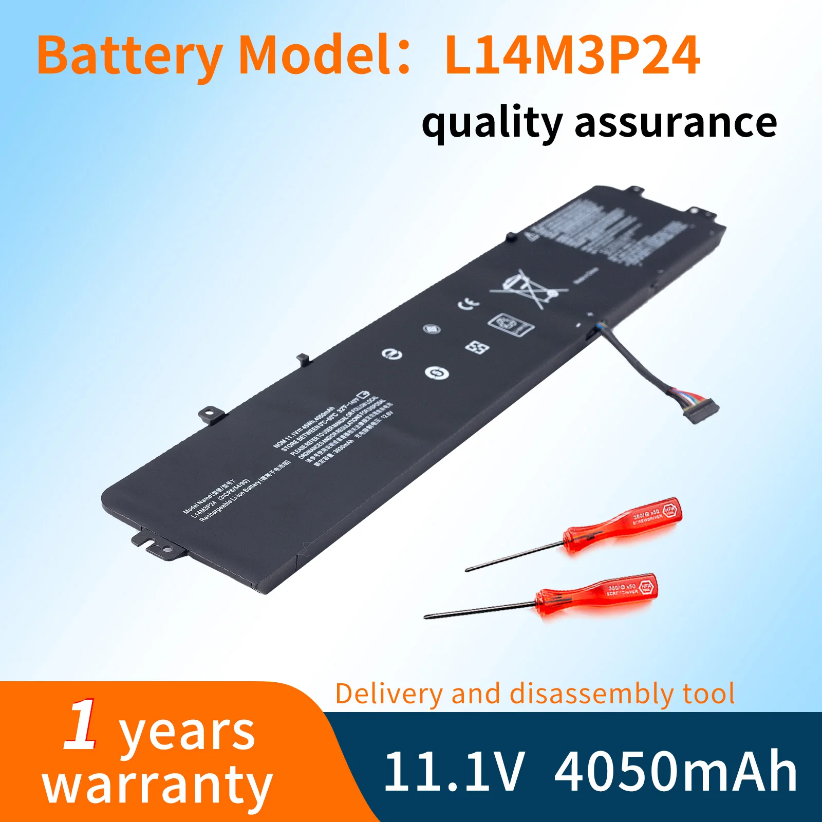 BVBH 14M3P24 5B10H41181 Battery Replacement for Lenovo IdeaPad Y700-14ISK 700-15ISK 700-17ISK Y520-15IKBA Y520-15IKBM