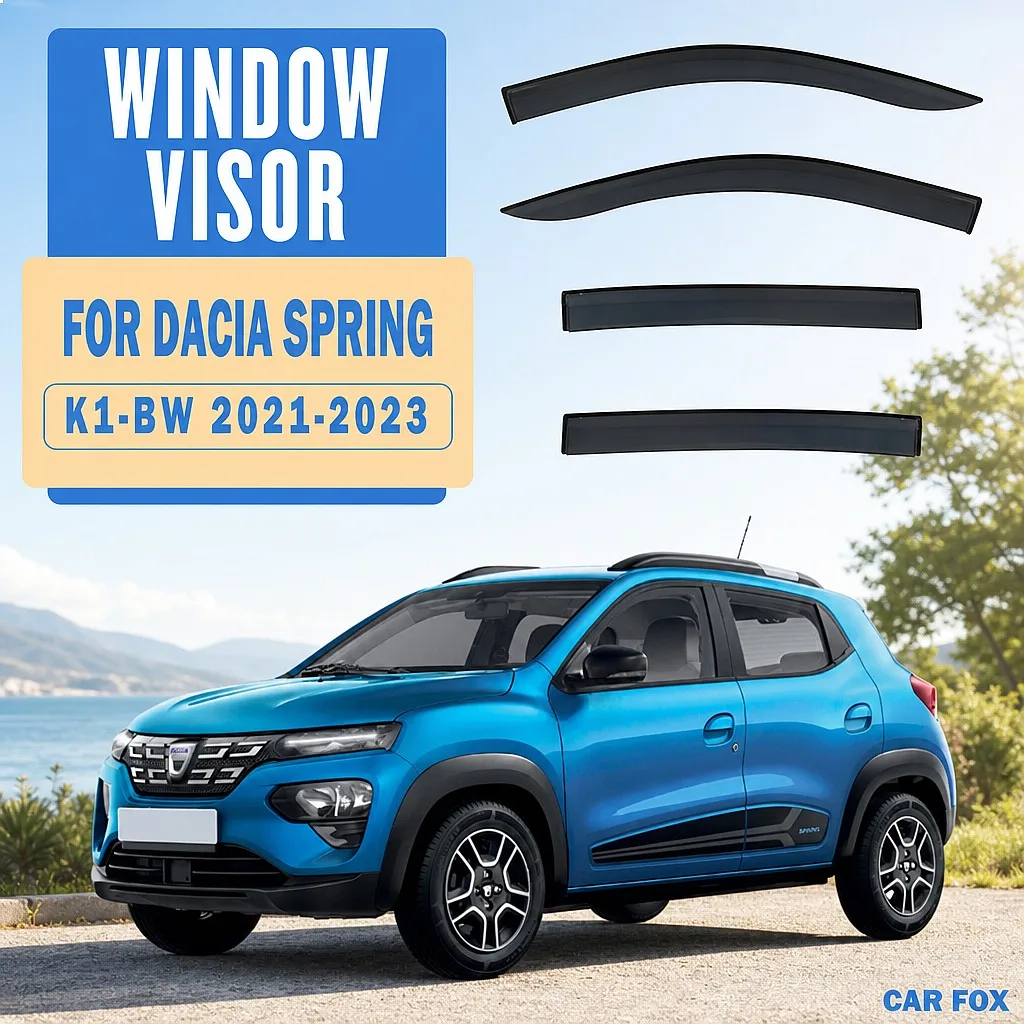 

For RENAULT Dacia Spring Electric 2021+ Car Window Visor Rain Sun Shade Auto Accessories
