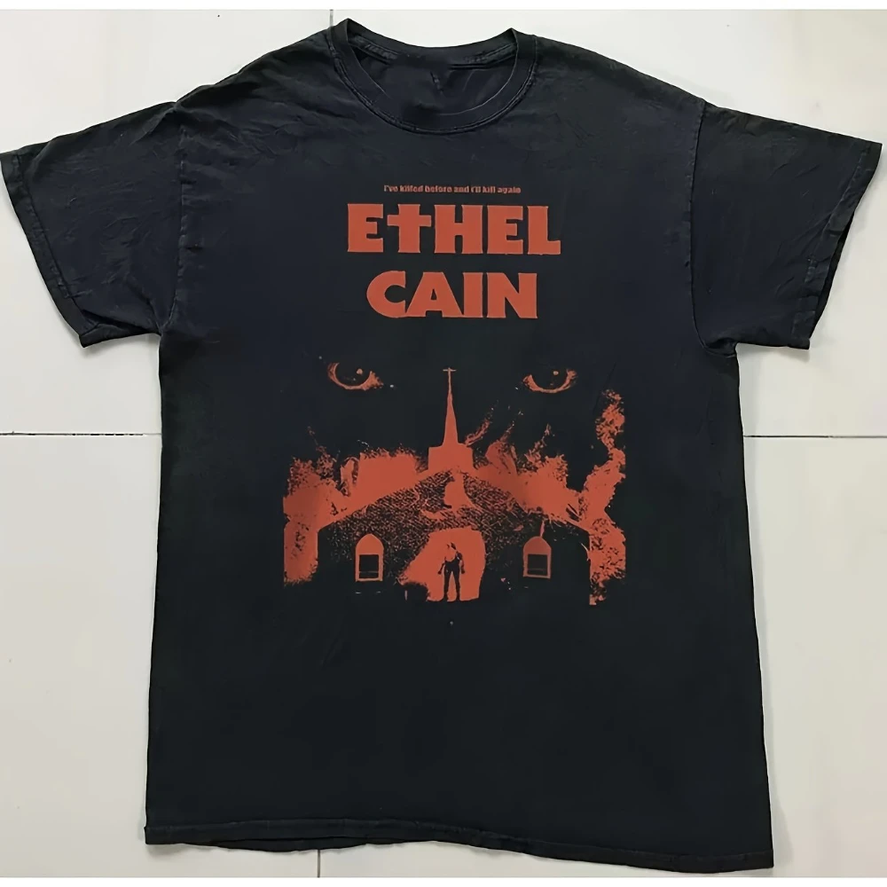 Men'S Ethel Cain Preacher'S Daughter Album Gothic Heavy Metal Graphic T-Shirt Soft Stretch Loose Fit Round Neck Short Sleeve