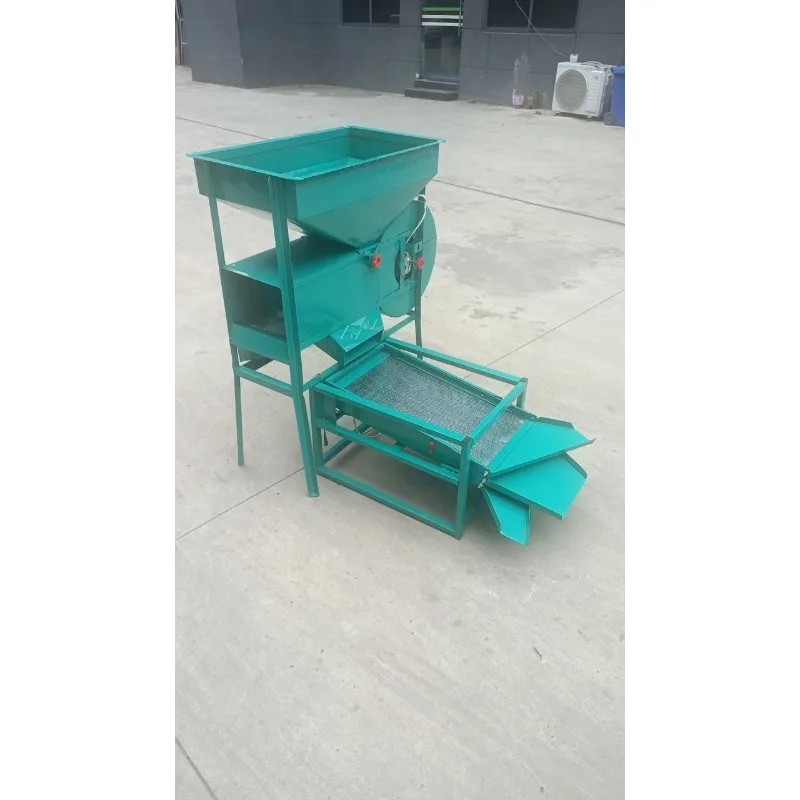 Electric Reciprocating Small Screening Machine Multifunctional Grain Coarse and Fine Screening Sorghum Rape Soybean Granules