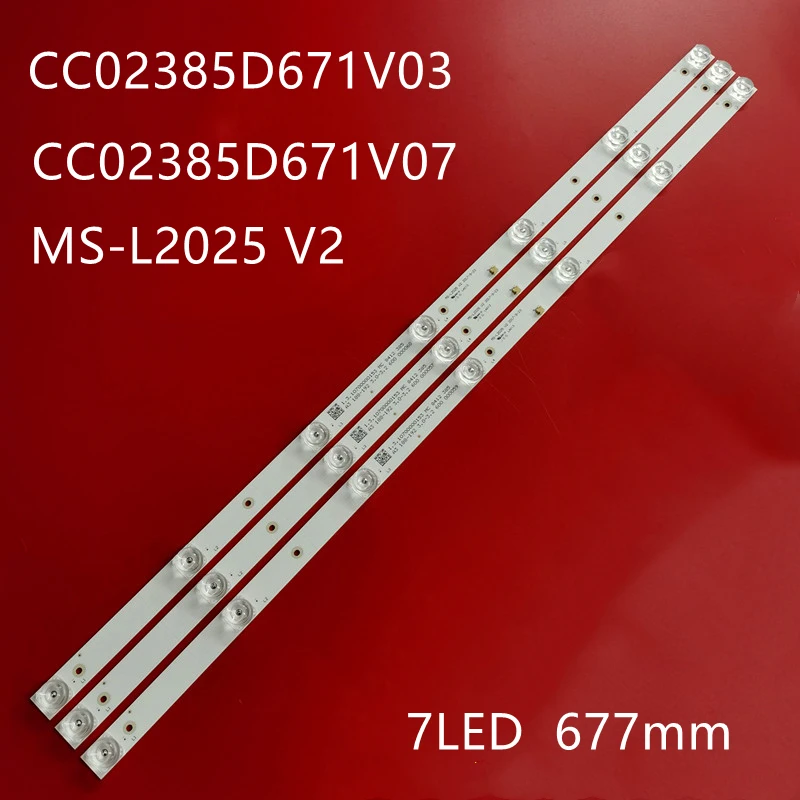Dexp h39d7000g CC02385D671V07 podświetlenie led dla 39 cal CC02385D671V03 385B 385E20 3X7 7S1P 1910 0D20 DM-LED39R201BT2 EX-39HT001B