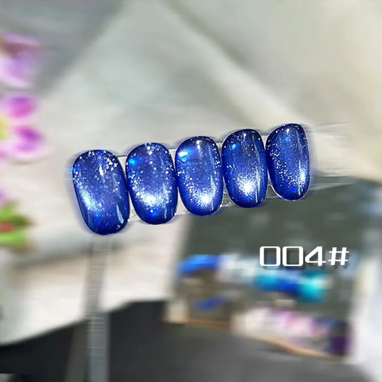 MN 1 ชิ้น 12 มิลลิลิตรฤดูร้อนขาย Mysterious Island Cat Eye Gel เล็บแมว Magnetic Gel สีฟ้าเล็บเล็บอุปกรณ์