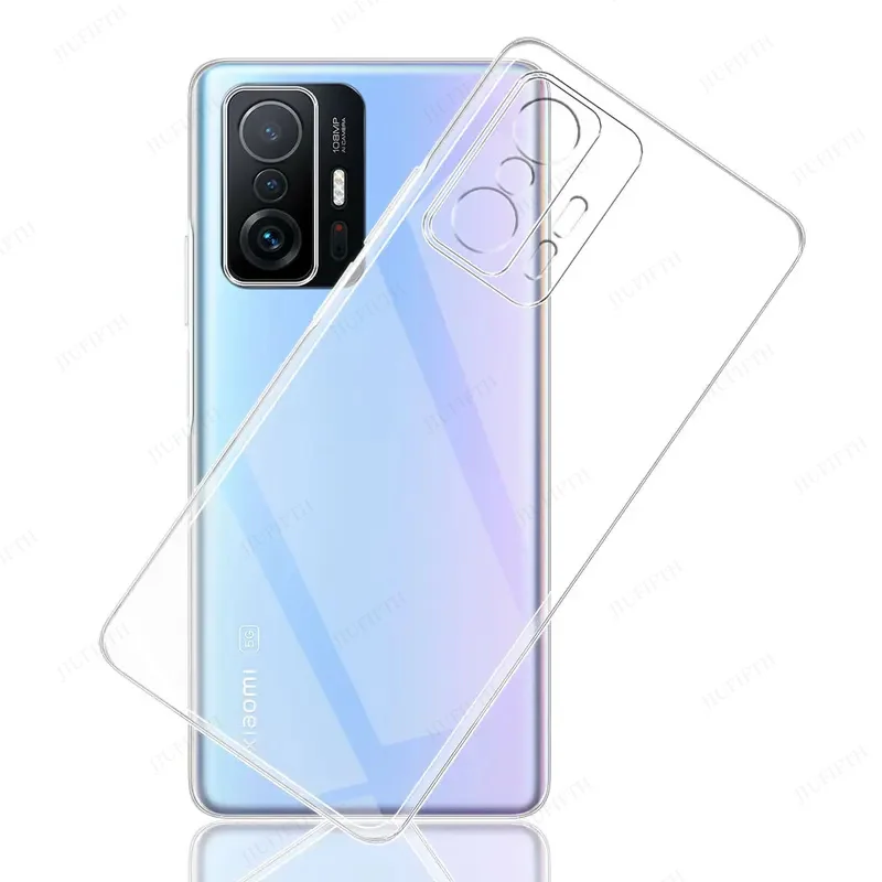 For Xiomi 11T Pro Phone Cases 11 T For Xiaomi 11T Clear Case Silicon Soft Cover For Xiaomi11T 11T Pro Clear Thin Bumper Coque