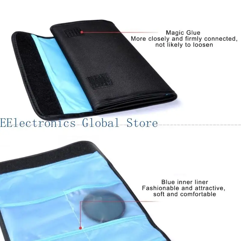 462B Camera Filter Storage Organiser B Multiple Slots Option 3 4 6 10 12 Slots Waterproof Shockproof for Protections