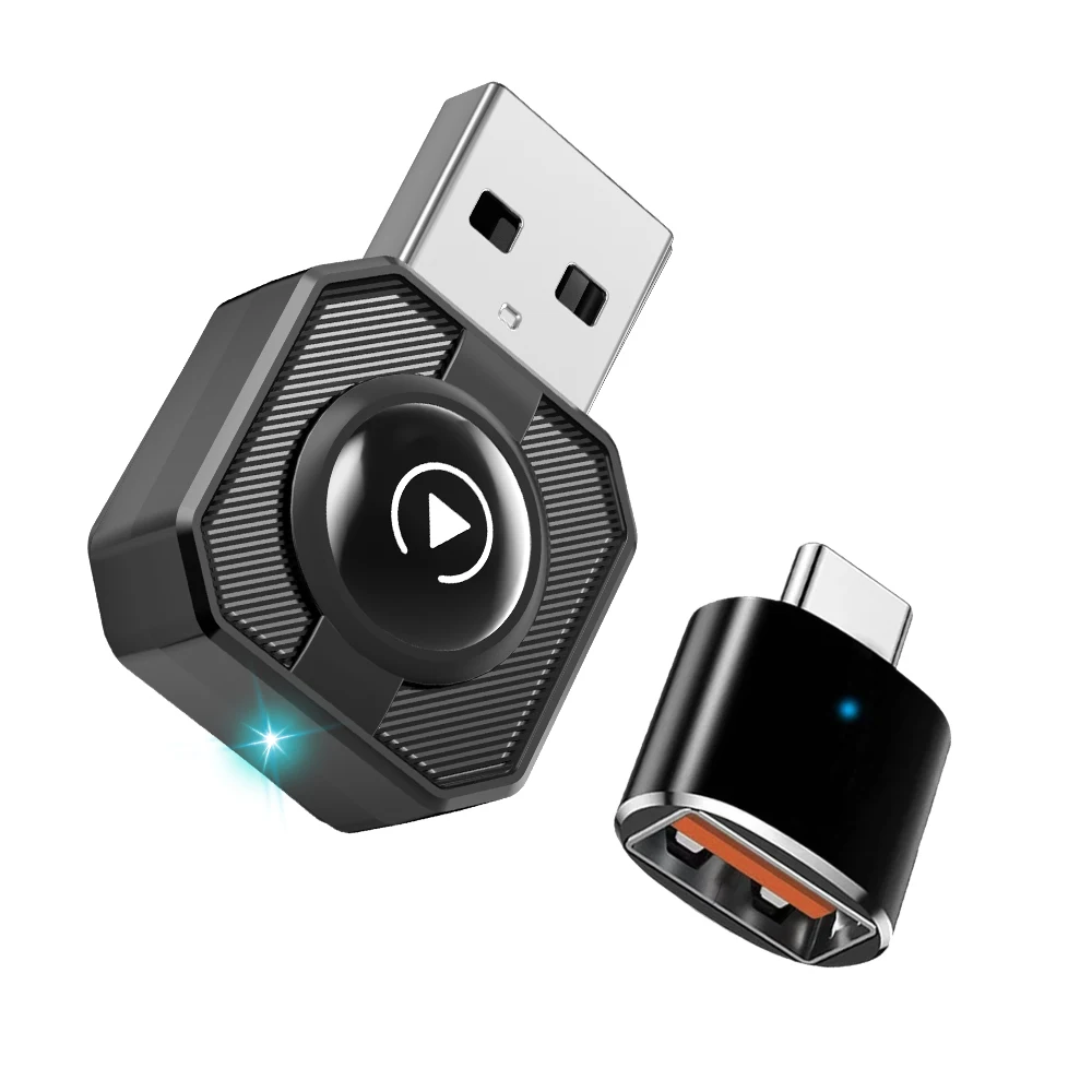Wireless CarPlay & Android Auto Adapter for Car 3-in-1 Smart Box Plug&Play Low Latency Fast Connection Fit for Toyota BMW VW