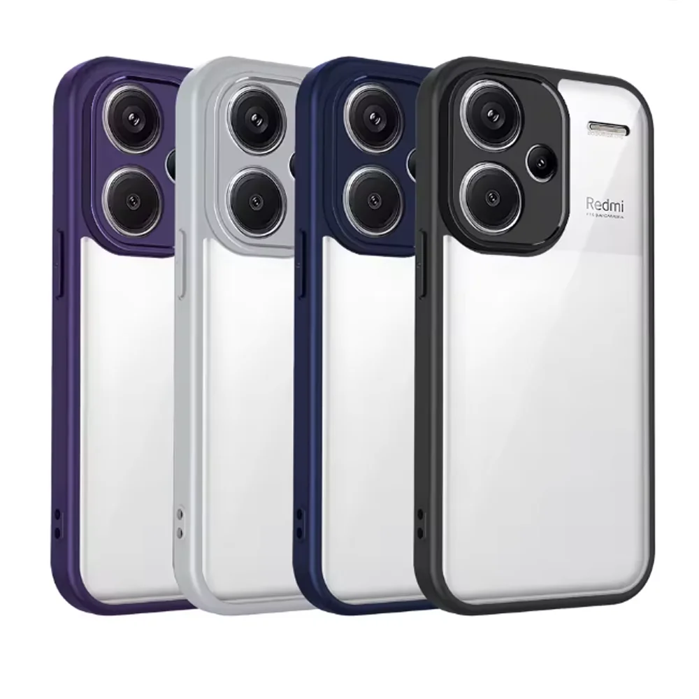 Capa para Redmi Note 13 Pro Plus, Capa para Telefone Redmi Note 13 Pro +, Capa de Silicone com Amortecimento de Ar, Capa Dura com Parte Traseira Fosca