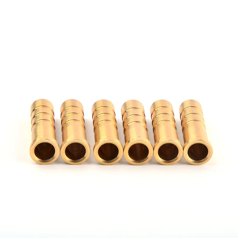 12PCS Archery Arrow Inserts Copper 6.2mm 38-350Grain Inserts Arrowhead Broadhead Connector Bow Arrow Shooting Accessories