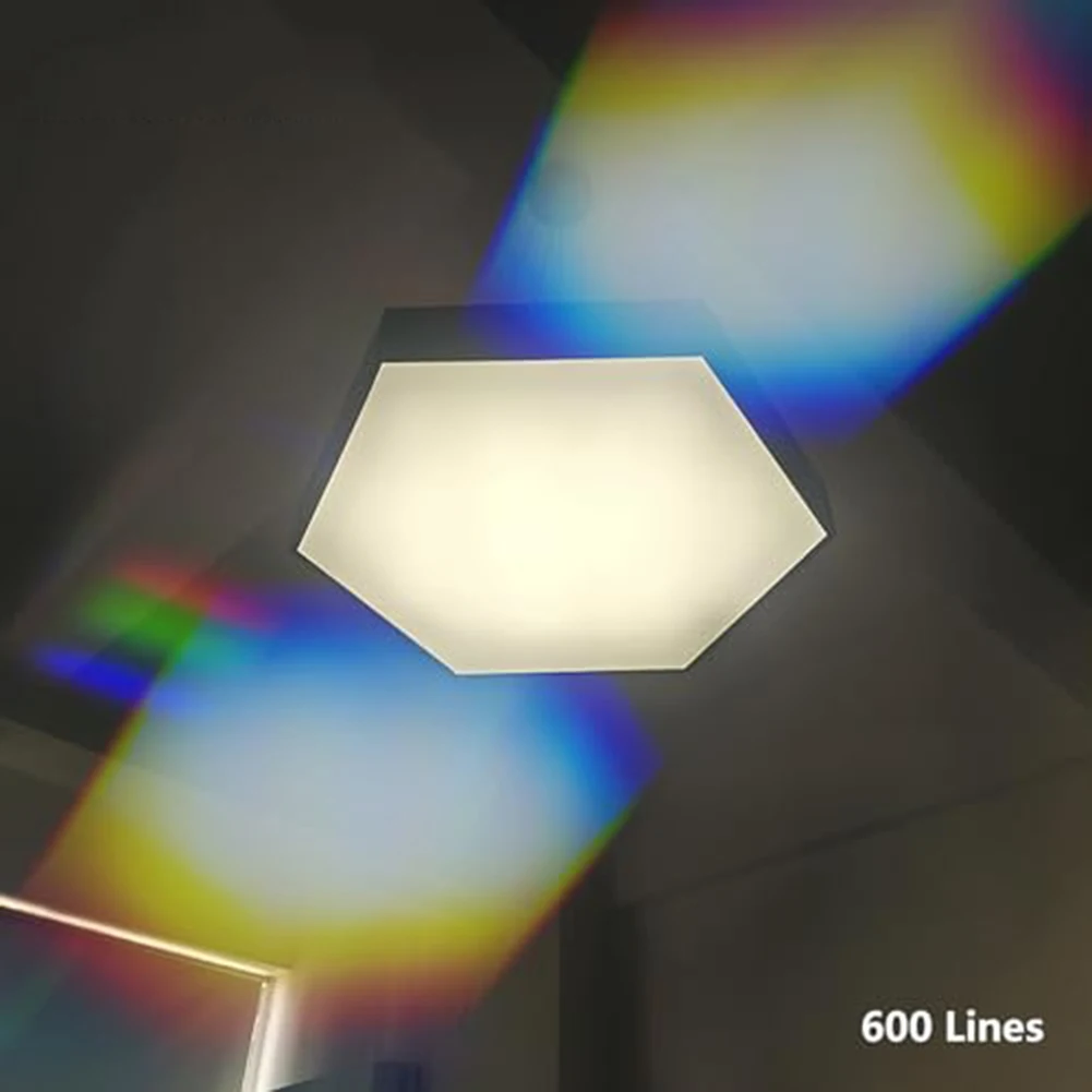 Diffraction Grating 50/100/300/600 Line 2mm Transmission Grating Spectrophotometer Optical Teaching Experiment Plastic