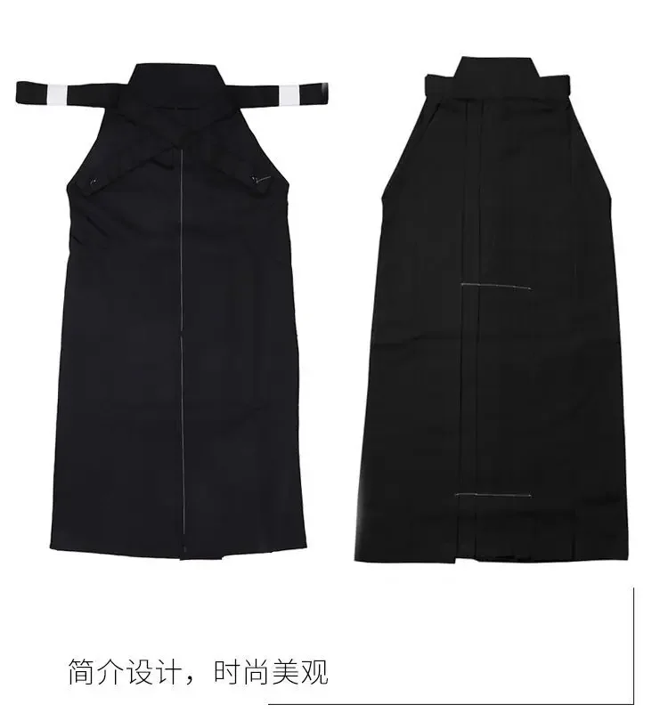 High Quality Japan Kendo Aikido Hapkido Martial Arts Clothing bottoms Sportswear Hakama for Mens Women Traditional Clothing view 4