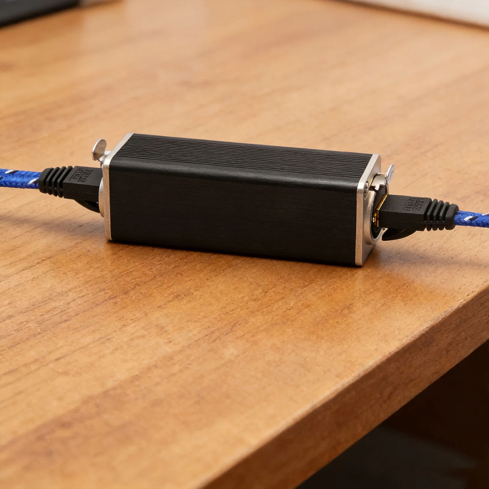 RJ45 Female To Female Network Docking Connector with Recognized Spring Locking System Network Connector for Cable Extensions