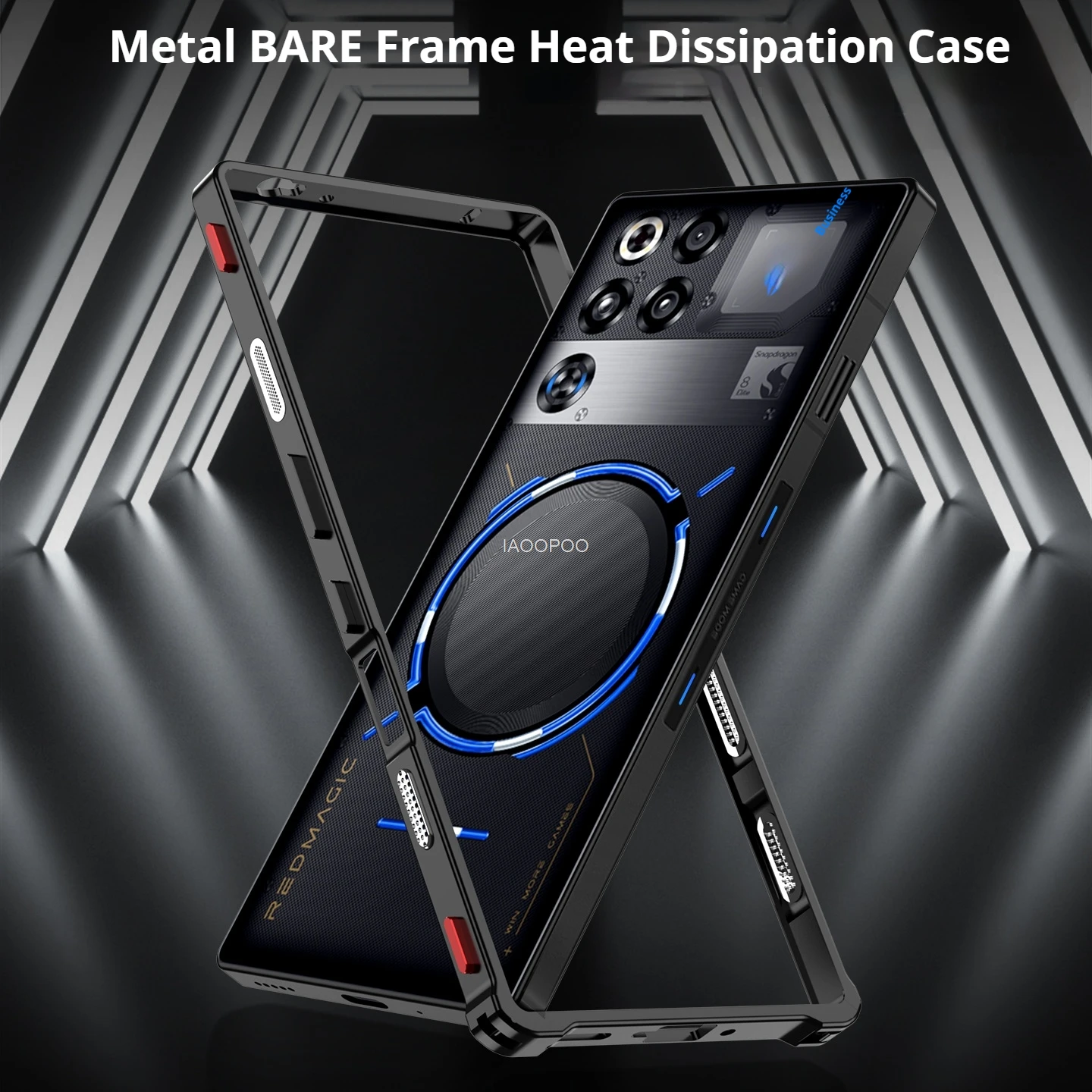 Aluminiumrahmen Metall-Bumper-Hülle für RedMagic 11 Pro 11 Air 10Air 8 9 Pro Rog 8 9 Pro Ultradünnes Design – Detail 9